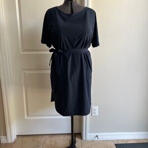 Helly Hansen Navy Dress with Tie Belt